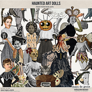 Haunted Art Dolls by Maya de Groot