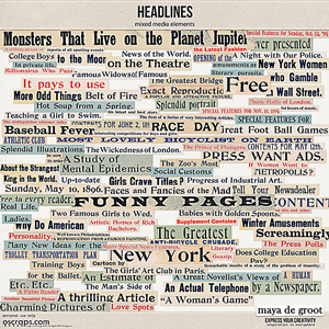 Headlines by Maya de Groot