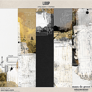 Loop Artsy Papers and Overlays by Maya de Groot