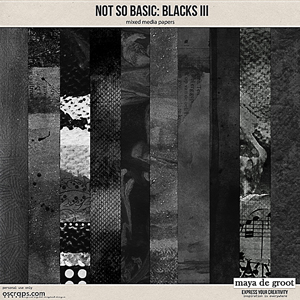 Not So Basic: Black III by Maya de Groot