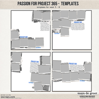 Passion for Project 365 Templates set 2