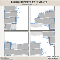 Passion for Project 365 Templates set 6