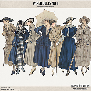 Paper Dolls No. 1 by Maya de Groot