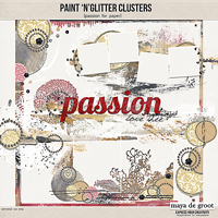 Paint 'n' Glitter Clusters [passion] 