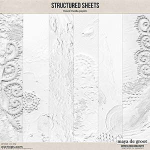 Structured Sheets by Maya de Groot