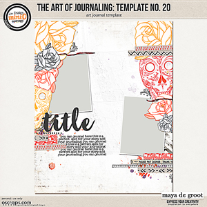 The Art of Journaling Template no. 20
