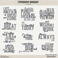 Typography Wordart Motivation