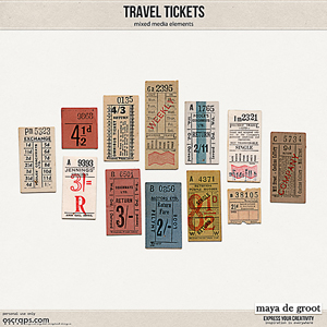 Travel Tickets by Maya de Groot