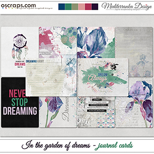 In the garden of dreams (Journal cards) 