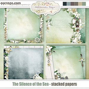 The silence of the sea (Stacked papers) 