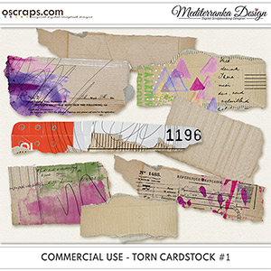 CU - Torn cardstock #1