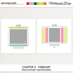 Chapter 2 - February (Clean and simple templates) 