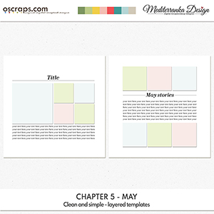 Chapter 5 - May (Clean and simple - layered templates)