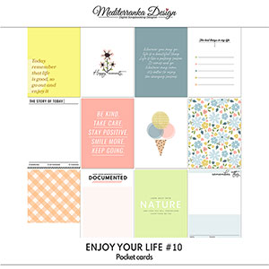 Enjoy your life No 10 (Pocket cards)  