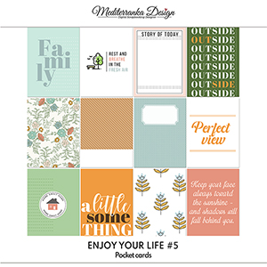 Enjoy your life No 5 (Pocket cards)