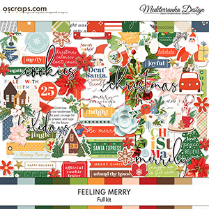 Feeling merry (Full digital scrapbooking kit)  