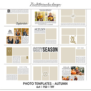 Photo templates - Autumn 6x4