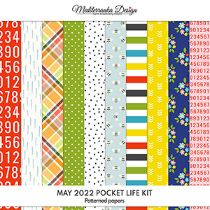 May 2022 Pocket life kit (Patterned papers)