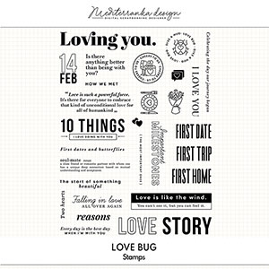 Love bug (Digital stamps) 