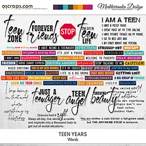 Teen years (Words) 