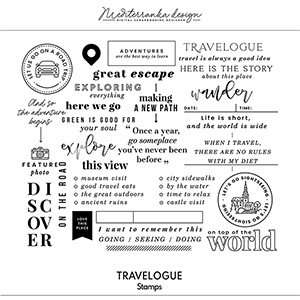 Travelogue (Digital stamps)