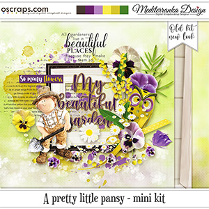 A pretty little pansy (Mini kit)  