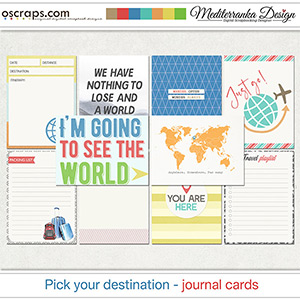 Pick your destination (Journal cards) 