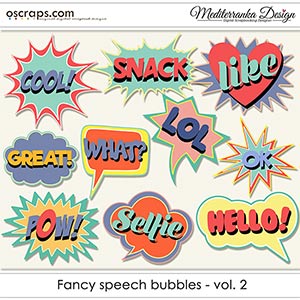 Fancy speech bubbles - Vol.2 