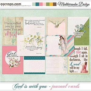 God is with you (Journal cards) 