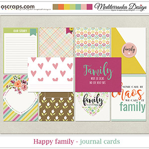 Happy Family (Journal cards)