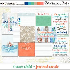 Ocean child (Journal cards)