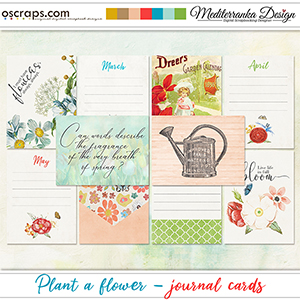 Plant a flower (Journal cards)  
