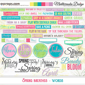 Spring Breathes (Words)