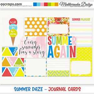 Summer daze (Journal cards) 