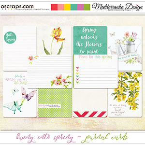 Swing into spring (Journal cards) 