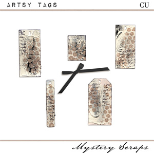 CU Artsy Tags by Mystery Scraps 