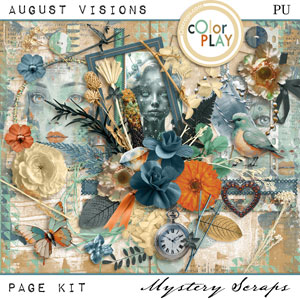 August Visions Page Kit by Mystery Scraps