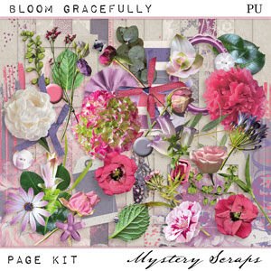 Bloom Gracefully Page Kit by Mystery Scraps 