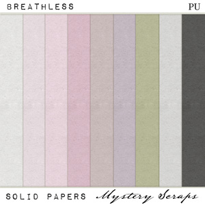 Breathless Solid Papers by Mystery Scraps