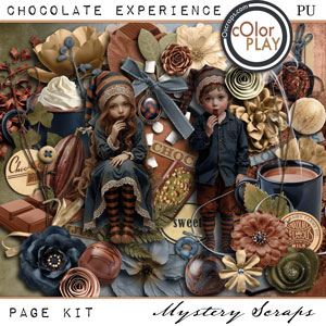 Chocolate Experience Page Kit by Mystery Scraps