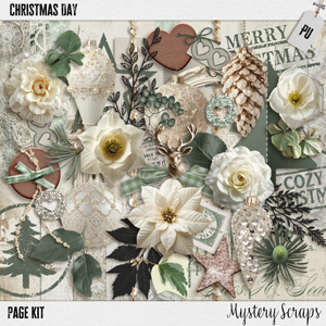 Christmas Day Page Kit by Mystery Scraps