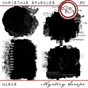 Christmas Sparkles Masks by Mystery Scraps