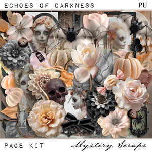 Echoes of Darkness Page Kit by Mystery Scraps 