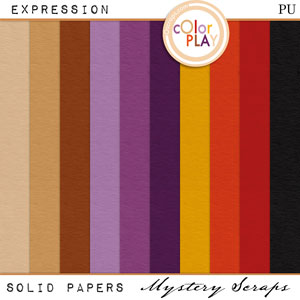 Expression Solid Papers by Mystery Scraps