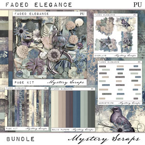Faded Elegance Bundle by Mystery Scraps