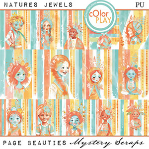 Natures Jewels Page Beauties by Mystery Scraps