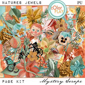 Natures Jewels Page Kit by Mystery Scraps