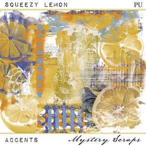 Squeezy Lemon Accents by Mystery Scraps   