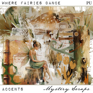 Where Fairies Dance Accents by Mystery Scraps  