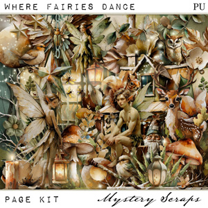 Where Fairies Dance Page Kit by Mystery Scraps   